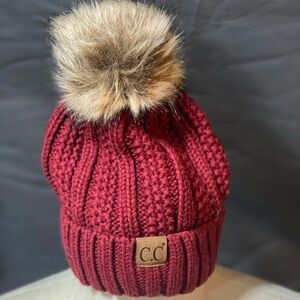 Gorgeous Deep red hat with